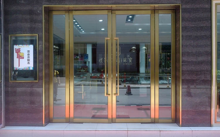 地弹门展示二